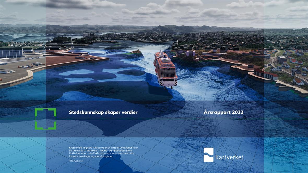 Bilde fra Kartverkets &aring;rsrapport 2022