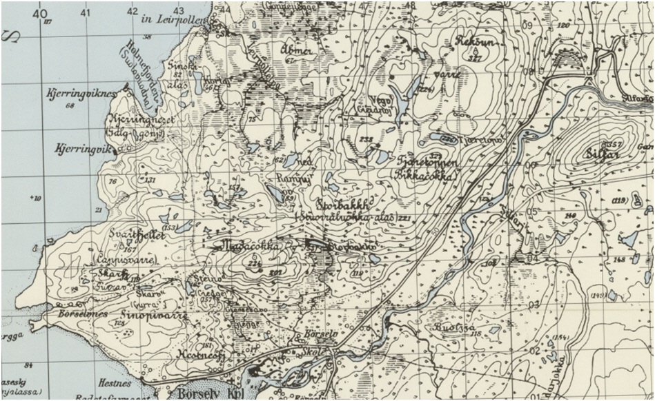 Utsnitt fra M711 B&oslash;rselv 2035-1 fra 1952